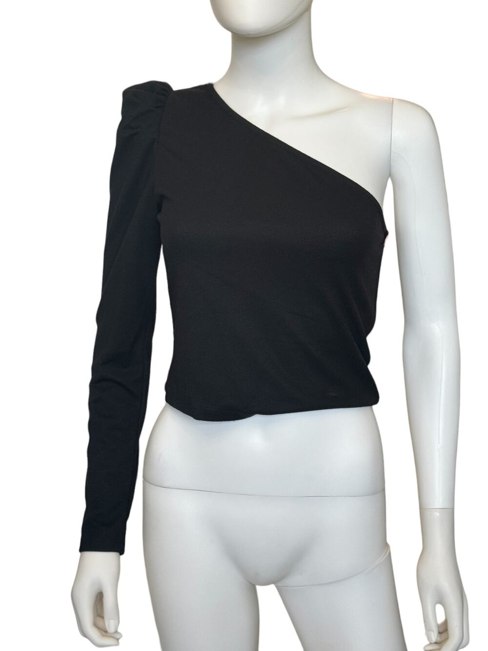 * New ~ OPEN EDIT ~ One-Shoulder Puff Sleeve Top Size S